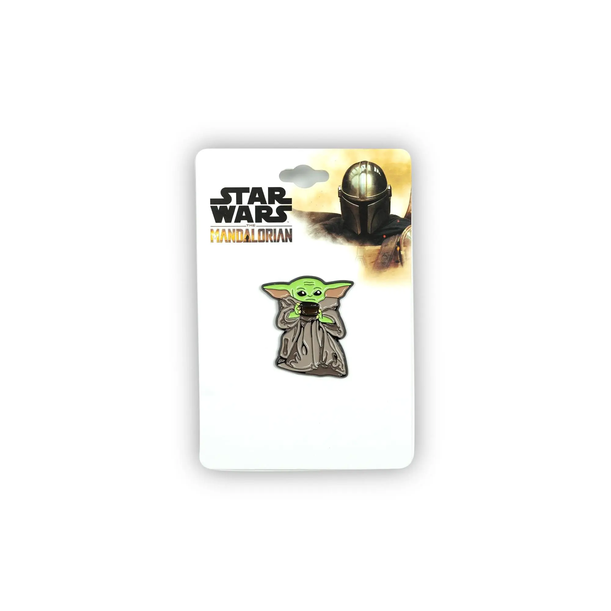 Star Wars Exclusive Enamel Pin Mandalorian The Child Baby Yoda With Soup Bowl