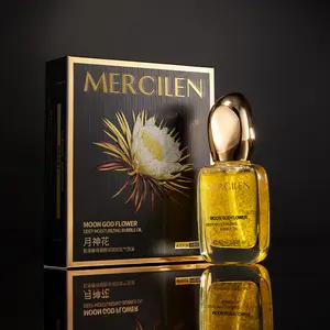 Mercilen Collagen Ginseng Yeast Cell Deep Moisturizing Hydrating Bubble Oil Elasticity Serum 40ML, Anti-Wrinkle Facial Care, Tightening & Smoothing Skin, Daily Use