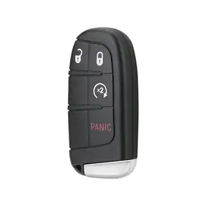 Replacement for Jeep Renegade Compass Remote Key Fob Shell Case SIP22 Blade 5 Button 2015 2016 2017 2018 2019 2020 2021 2022
