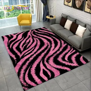 Y2K Colored Zebra Rug
