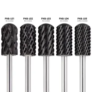 PANA 3/32" Shank Size - DLC Black Large Barrel Smooth Round Top Nail Carbide Bit