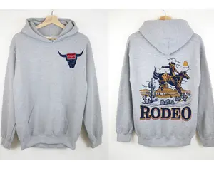 Rodeo Hoodie Rodeo Gift Cowboy Hoodie Retro Cowboy Hoodie Rodeo Gift Desert Hoodie Western Hoodie Country Girl Hoodie Rodeo Hoodies  Versatile T-shirts, Cozy Crewnecks, and Trendy Hoodies