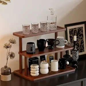Multi-Layer Display Shelf, Display Stand, Home Storage Rack, Cup Holder, Key Organizer, Small Item Organizer, Space-Saving Design, Durable Material