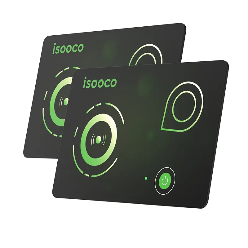 ISOOCO IS2403 Wireless Bluetooth Wallet Tracker - 1.6mm Slim, 10g Lightweight Card Locator, 2025 MFi Certified iOS Find My Device, IP67 Waterproof Anti-Lost for iPhones 17/16 Pro Max, Wallets, Manufacturer Warranty, Manufacturer Warrenty, App