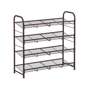 SONGMICS 4-Tier Shoe Rack Storage Organizer