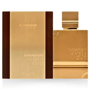 Amber Oud Gold Edition Eau de Parfum Spray 100ml (3.4 oz) by Al Haramain – Vanilla Amber Perfume, Unisex Fragrance, Arabian Perfume