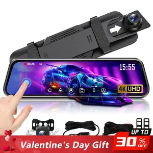 【NEW YEAR Gifts】1080P HD dash cam, 10 inch touch screen front and rear camera, front and rear dual dash cam,for Valentine’s Day Gift