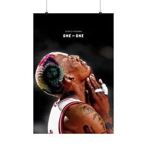 VINTAGE Dennis Rodman basketball poster, Dennis Rodman, basketball poster