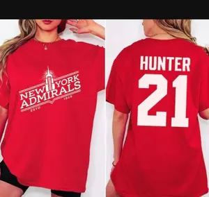 New York Admirals Merch Tee, Scott Hunter Jersey Sweatshirt, Heated Rivalry Gift Shirt, Unisex Plus Size EJC