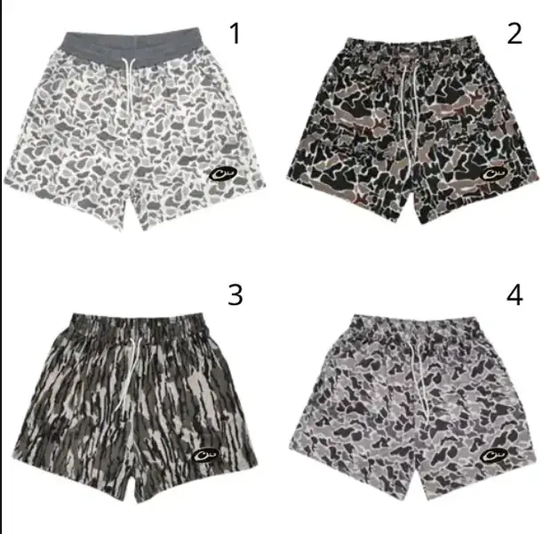 Drake Deer Camo Shorts Pant, Woodland Camo Shorts, Whitetail Hunting Shorts Timber Pattern Shorts, Buck Hunter Shorts