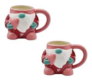 Temp-tations Seasonal Set of (2) 18-oz Gnome Mugs