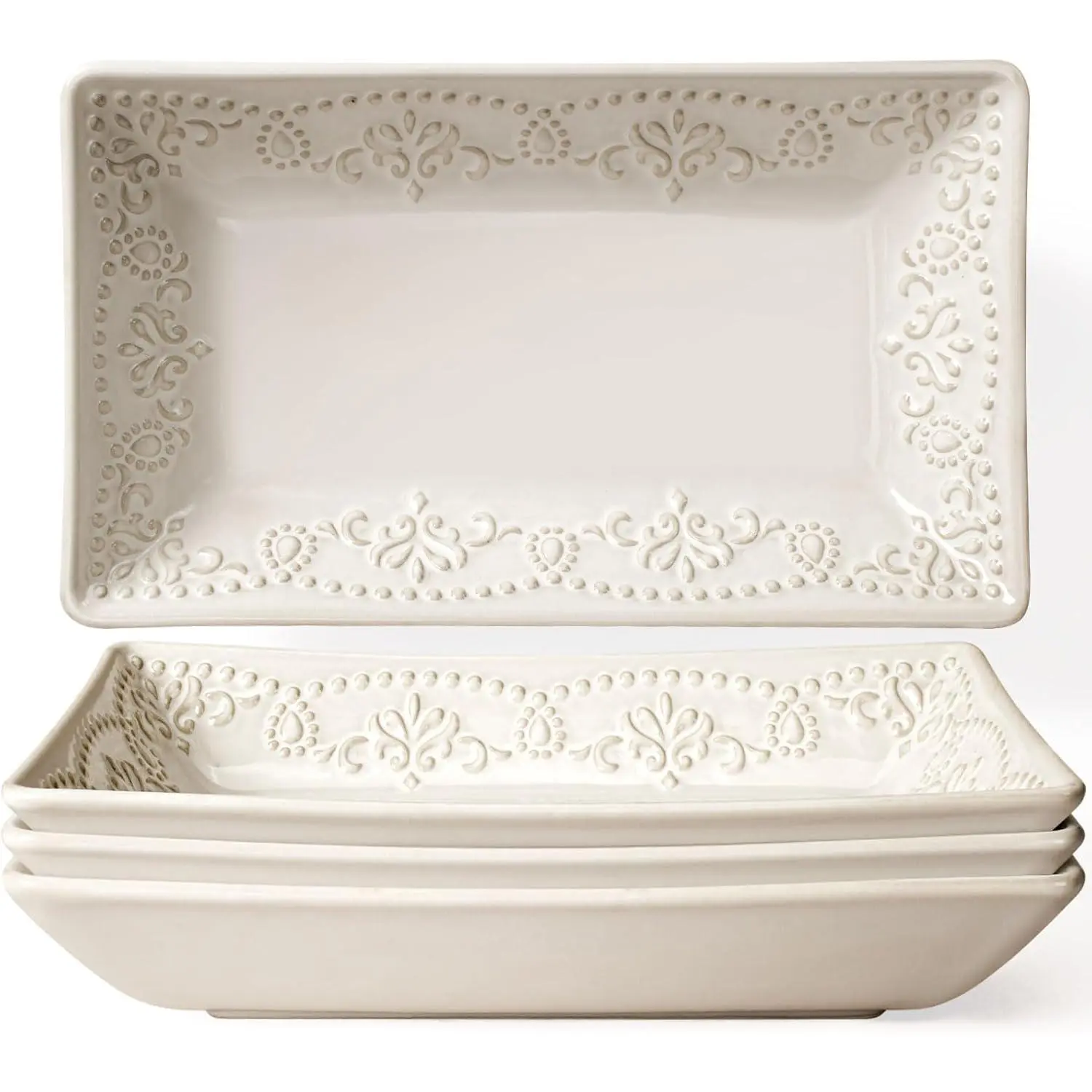 9.85 Inch (Damask Floral)