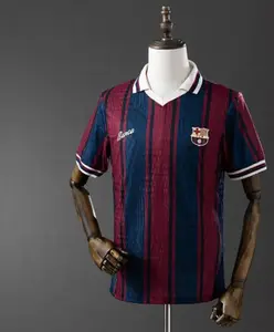 FC Barcelona 2025/26 125th Anniversary Retro Jersey Premium Cotton Blend Football Shirt