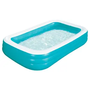 Inflatable Swimming Pool - 10ft Rectangular Family - Pool Only Inflatable Swimming Pool - 10ft Rectangular Family - Pool Only