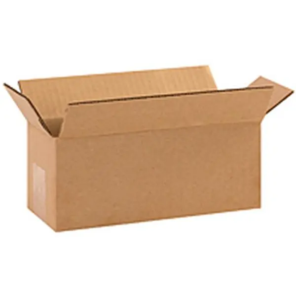 Box Partners Corrugated Cardboard Long Boxes - 48 in. x 4 in. x 4 in., 25-Count, Wide Flaps, Easy Packing for Office Stationery & Postal Supplies, Corrugated Cardboard Envelopes & Postal Supplies
