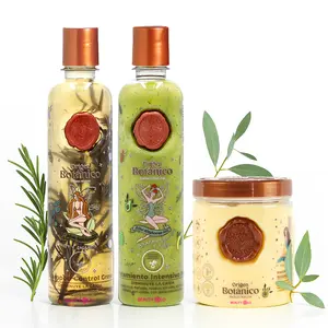 Kit Limpieza y Rescate Capilar Grease Control Shampoo with Rosemary and Eucalyptus + Plex Treatment + Bomba Mask