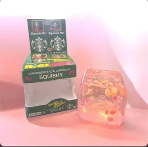 Limited Strawberry Lemonade Squishy Sugar Filled Slow Rise Sensory Toy