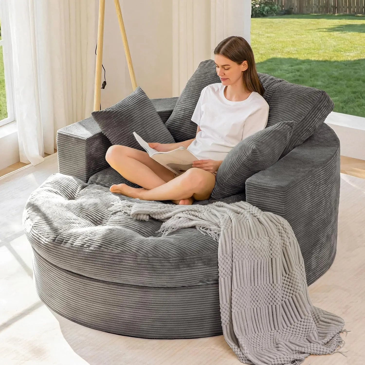 Dark Grey (Round Sofa)