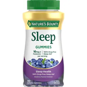 Melatonin Gummies 10mg Sleep Support Blueberry Flavor 140Ct