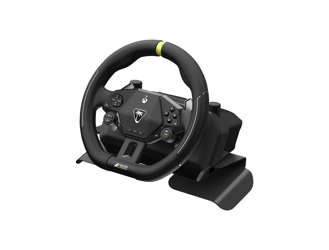 Turtle Beach Racer Wireless Racing Wheel System Officially Licensed for Xbox Series X|S & Xbox One and Windows PCs Turtle Beach Racer Wireless Racing Wheel System Officially Licensed for Xbox Series X|S & Xbox One and Windows PCs
