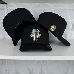 Simi SnapBack hat-black Simi SnapBack hat-black