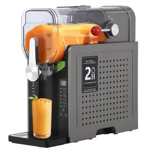 [FLASH SALE]GARVEE 68oz Slushie Machine - All-in-One Slushy Maker for Home with LED Display, Auto-Clean, No Ice Needed, and 6 Preset Programs for Frozen Margaritas, Ice Cream, and Frappés (Gray)