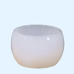 1PC Handmade Natural Stone Bowl White Red Quartz Crystal Cup Non Food Contact for Home Decoration