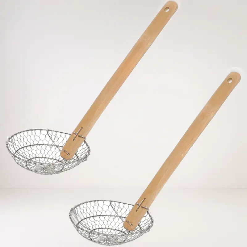 7-Inch, Bamboo, Set of 2