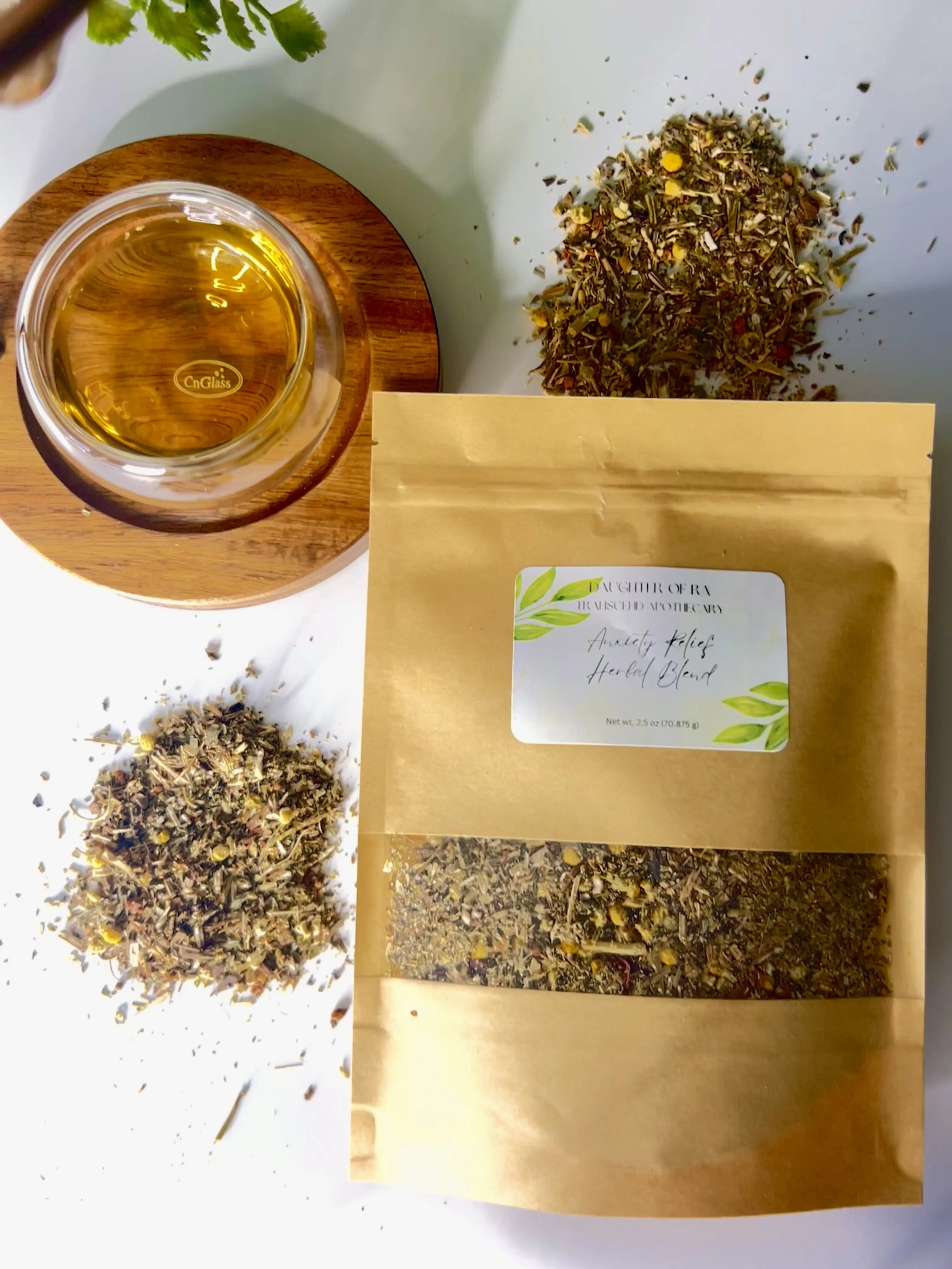 Anxiety Relief Herbal Tea Beverage Organic