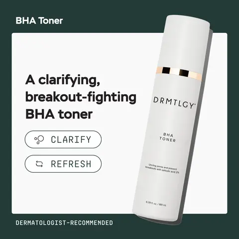 DRMTLGY BHA Toner 6.3 fl oz with Salicylic Acid Skincare Clear