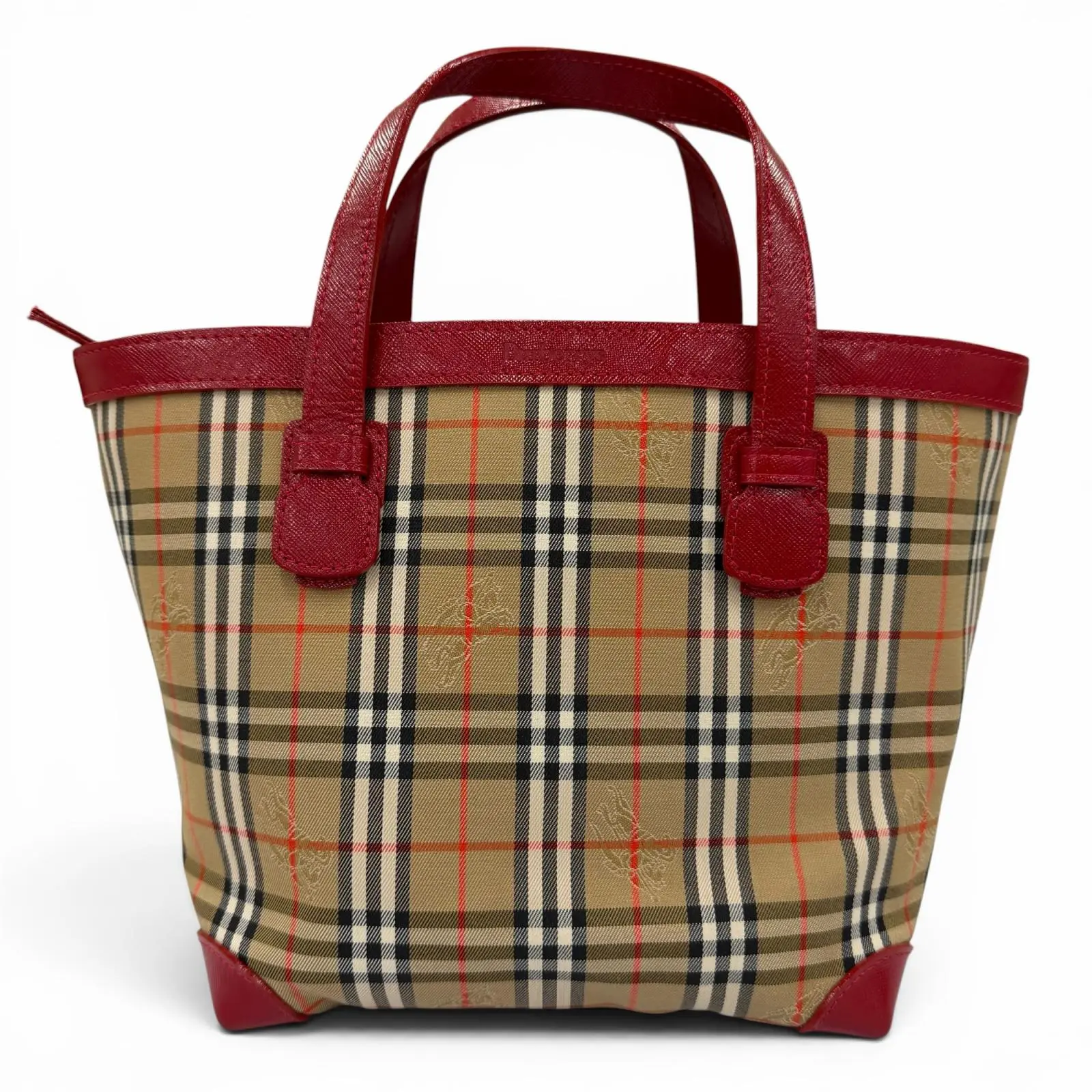 Pre-owned BURBERRY Canvas Shoulder Bags Burberrys Check Handbag