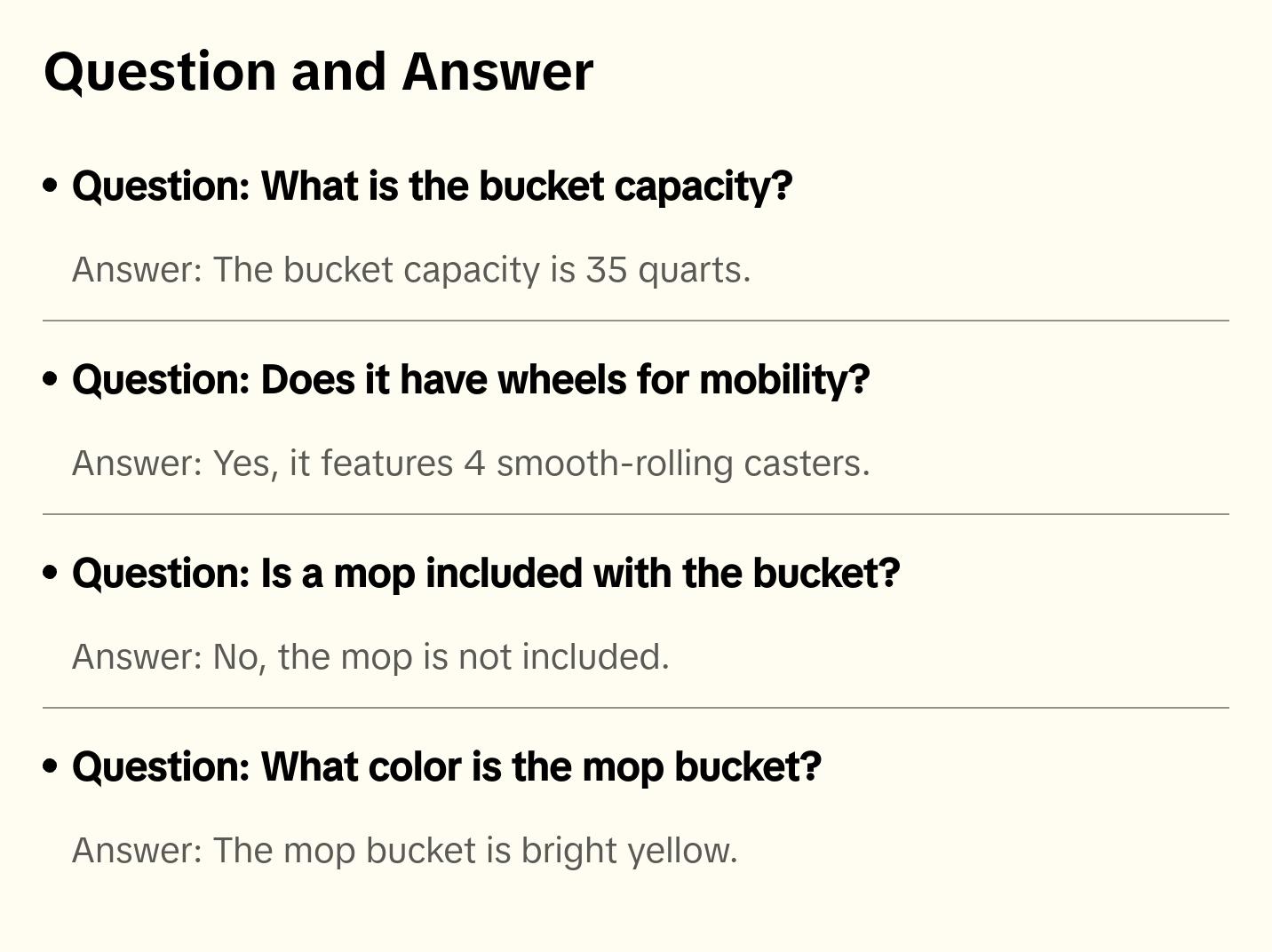 Amazon Basics Side Press Wringer Combo Commercial Mop Bucket on Wheels, 35 Quart, Yellow