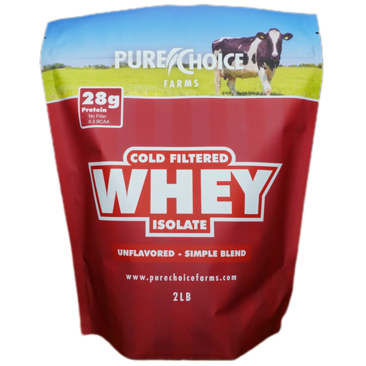 Whey Protein Isolate, Unflavored, 28g Protein, 1 Ingredient, Cold Filtered, High Protein Content No Fillers Soy Or Artificial Ingredients Healthcare Fitness | Pure Choice Farms