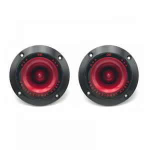 3 Inch Piezoelectric Tweeter Audio Speaker Treble Ceramic Piezo Loudspeaker for Hi-Fi System Car Audio 2/4Pcs