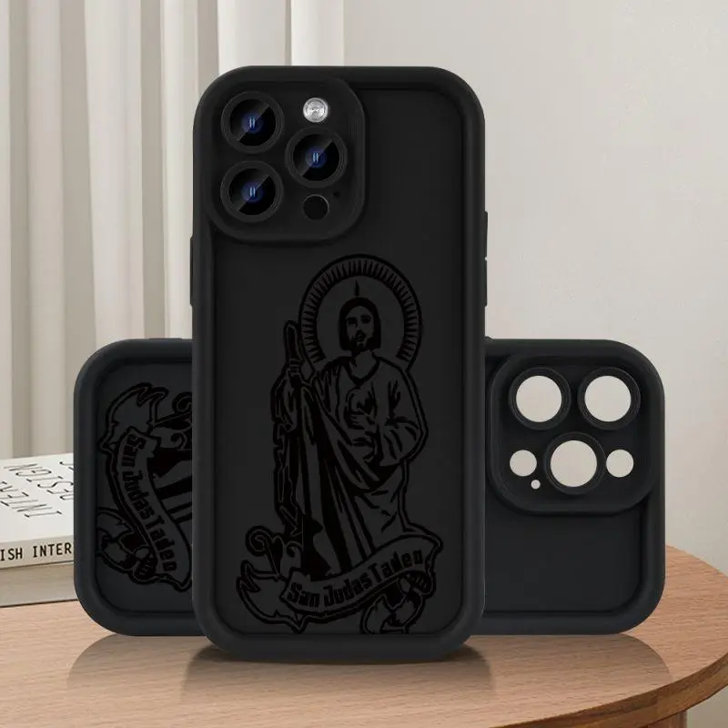 Jesus Pattern Phone Case, 1 Count Anti-drop Phone Protector Cover, Phone Accessories Compatible with iPhone 17 11 12 13 14 15 16 Pro Max
