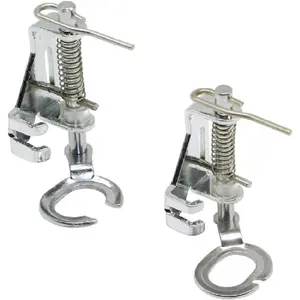 2 count Large Metal Darning/Free Motion Sewing Machine Presser Foot for  Low Shank  Singer Janome Babylock and More Sewing Machines - Include Close , Open  Foot