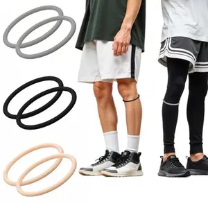 6PACK Patellar Tendon Support Strap, Knee Pain Relief & Patella Stabilizer Silicone Knee Strap Brace Support for Hiking, Soccer, Basketball, Running