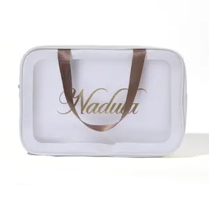 Nadula Portable Travel Wash Bag Female Transparent Waterproof Makeup Storage Pouch Large Capacity Cosmetic Organizer Beauty Toilet Bag