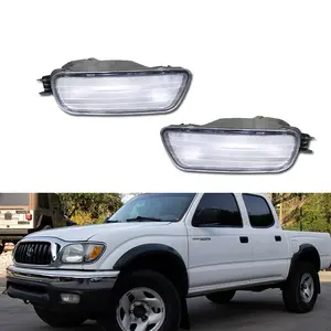 2pcs Clear Lens Front Bumper Turn Signal lamps Lights For 2001 2002 2003 2004 Toyota Tacoma 2WD / 4WD,Replace OEM 81510-04080 R & 81520-04080 L