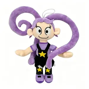 Poppy Playtime5:Poppy's Game Monster Joker Lily Doll 26cm Cute Purple-Haired Girl Plush Toy, Cartoon Character Stuffed Doll, Soft Collectible Plushie for Kids Fans & Collectors