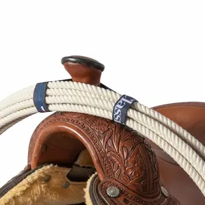 Classic Equine Rope Strap Elastic - Universal Fit Saddle Swell Rope Holder for Roping and Ranch Work