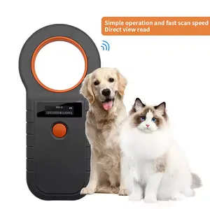 Pet Microchip Reader RFID EMID ISO Portable Animal Chip Scanner Rechargeable