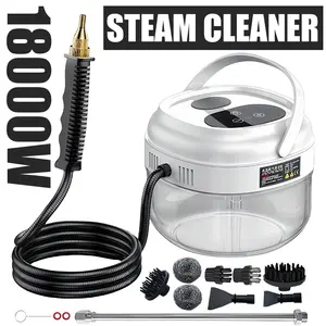 1800W High Temperature Hot Steam Pressure Washer – Electric Handheld Power Washer for Car, Patio, Floor, Window, Garden, Heating Function, Lightweight, 110V, Auto Detailing & Household Cleaning Machine