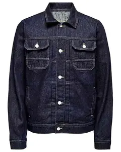 MotorCycleJackets Men's Blue Jeans Denim Jacket
