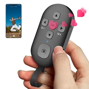 SEANCHEER R1 TikTok Scrolling Remote Control for Phone, Page Turner for Kindle App(Not for All Kindle Devices), Camera Shutter Controller for Photo and Video, Connect via Bluetooth, USB-C Charging