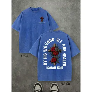 Saved By Grace Unisex Washed Christian Shirt, Christian Scripture T-Shirt, Vintage Retro Washed Shirt Double Sided Printed (230 Heavyweight Pure Cotton T-Shirt) High Quality Christian T-Shirt, Christian Gifts, Men's And Women's Shirts