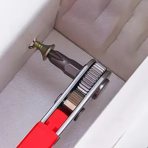 Right Angle Bending Ratchet Screwdriver, Handheld Screwdriver, Steel Material Screwdriver, Non-electric Hand Tool for Industrial and Scientific Use, Magnetic Screwdriver Tools