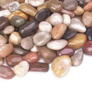 30 lbs River Rocks for , 1-1/2 inch Decorative Garden Rocks Outdoor Landscaping, Large Polished  Stone for Walkways, Yard, Vases, Crafts