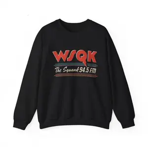 [Sale off up to 65%][Free Ship] WSQK SWEATSHIRT, Wsqk The Squawk 94.5 Shirt, Wsqk The Squawk 94.5 Fm Radio Sweatshirt, Wsqk Merch