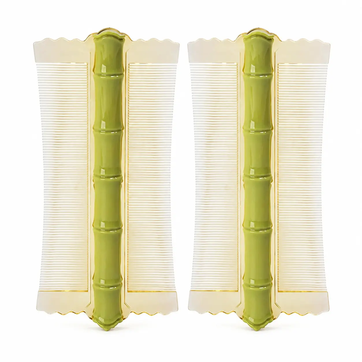 2PC Dandruff Combs, Lice Combs, Flea Combs, Hair Comb Double Sided Fine Tooth Combs,Combs for Kids, Adults or Pet's
